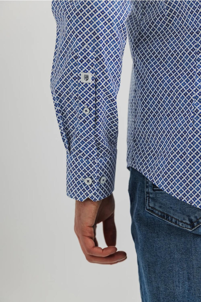 POPLIN OVERHEMD VAN STRETCH KATOEN 21415236 1157